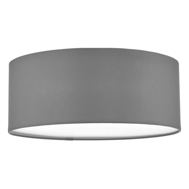 Dar-CIE5239 - Cierro - Grey Fabric with Diffuser 3 Light Ceiling Lamp - ∅ 40