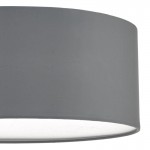 Cierro - Grey Shade 3 Light Ceiling Lamp with Frosted Diffuser - ∅ 40 Cierro - Grey Shade 3 Light Ceiling Lamp with Frosted Diffuser - ∅ 40