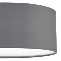 Cierro - Grey Shade 3 Light Ceiling Lamp with Frosted Diffuser - ∅ 40 Cierro - Grey Shade 3 Light Ceiling Lamp with Frosted Diffuser - ∅ 40