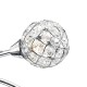 Ceiling Lights - Circa - Decorative Glass Disc with Chrome 4 Light Centre Fitting Dar-CIR0450 - Circa - Decorative Glass Disc with Chrome 4 Light Centre Fitting