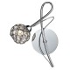 Wall Lights - Circa - Decorative Glass Disc with Chrome Wall Lamp Dar-CIR0750 - Circa - Decorative Glass Disc with Chrome Wall Lamp