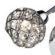 Wall Lights - Circa - Decorative Glass Disc with Chrome Wall Lamp Dar-CIR0750 - Circa - Decorative Glass Disc with Chrome Wall Lamp