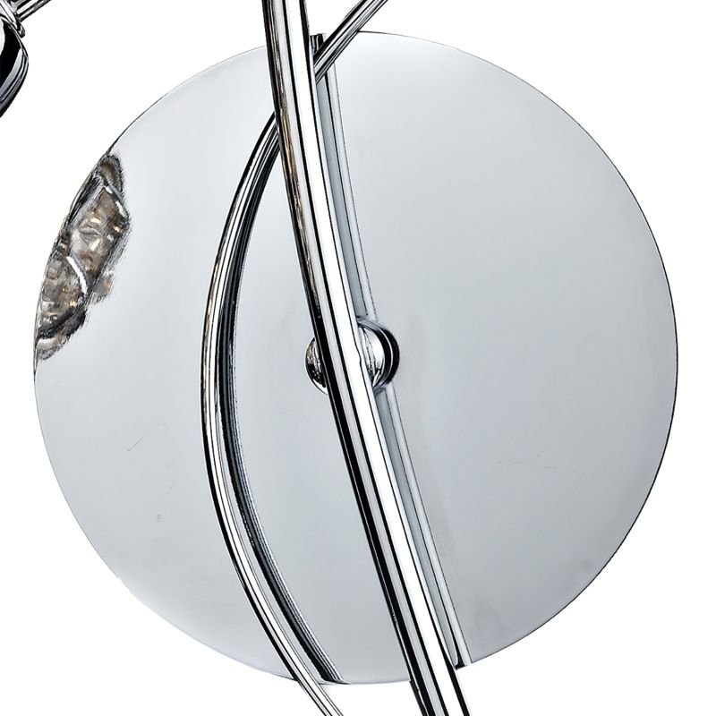 Wall Lights - Circa - Decorative Glass Disc with Chrome Wall Lamp Dar-CIR0750 - Circa - Decorative Glass Disc with Chrome Wall Lamp
