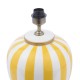 Dar-CIR4226 - Circus - Base Only - Yellow & White Ceramic Table Lamp