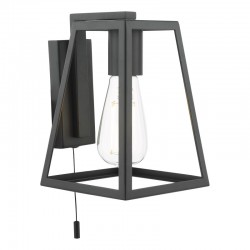 Claudia - Matt Black Wall Lamp