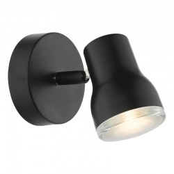 Clint - Bathroom Matt Black Spotlight IP44