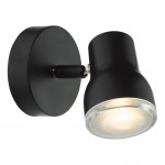Clint - Bathroom Matt Black Spotlight IP44