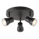 Dar_Vol3-CLI7622 - Clint - Bathroom Matt Black 3 Spotlights IP44
