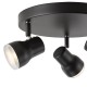 Dar_Vol3-CLI7622 - Clint - Bathroom Matt Black 3 Spotlights IP44