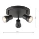 Dar_Vol3-CLI7622 - Clint - Bathroom Matt Black 3 Spotlights IP44