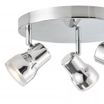 Clint - Bathroom Polished Chrome 3 Spotlights IP44