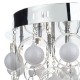Ceiling Lights - Cloud - Crystal and White Ball 9 Light Ceiling Lamp Dar-CLO1350 - Cloud - Crystal and White Ball 9 Light Ceiling Lamp