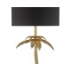 Dar-COC4935 - Coco - Black & Antique Gold Palm Tree Floor Lamp