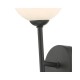 Dar-COH0722-02 - Cohen - White Glass & Black Wall Lamp