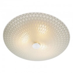 Colby - Chrome 3 Light Ceiling Lamp with Opal White Glass Colby - Chrome 3 Light Ceiling Lamp with Opal White Glass