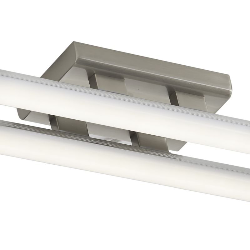 Kitchen Lights - Cuisine - Twin Large LED Satin Chrome Ceiling Flush Dar-CUI4846 - Cuisine - Twin Large LED Satin Chrome Ceiling Flush