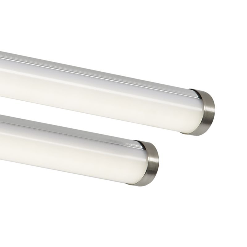 Kitchen Lights - Cuisine - Twin Large LED Satin Chrome Ceiling Flush Dar-CUI4846 - Cuisine - Twin Large LED Satin Chrome Ceiling Flush
