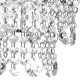 Accessories - Cybil - Crystal Shade with Chrome for Hanging Pendant Dar-CYB6550 - Cybil - Crystal Shade with Chrome for Hanging Pendant