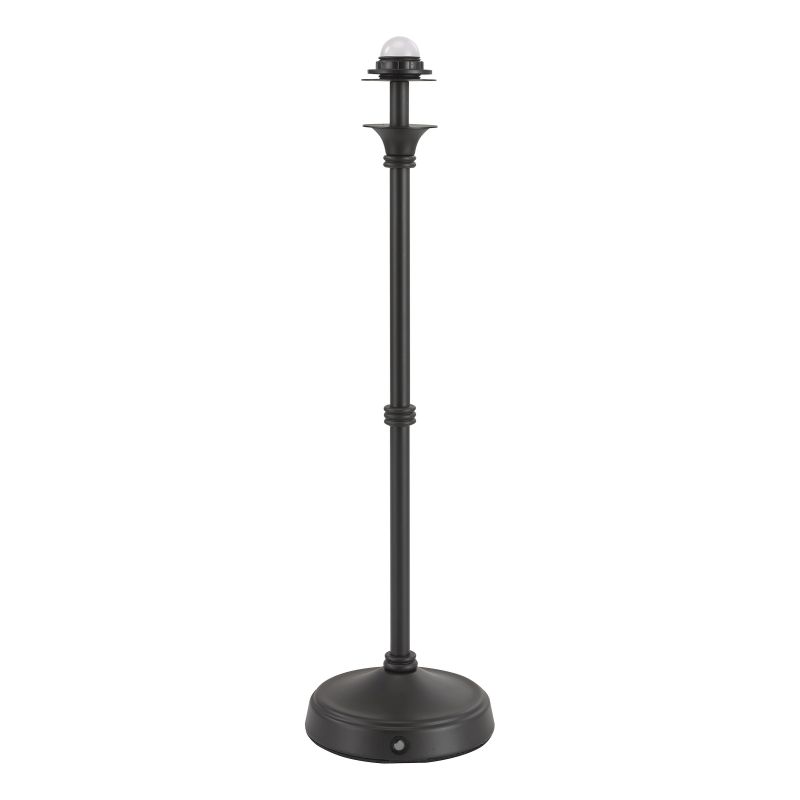 Dar-DAH4222 - Dahl - Base Only - Rechargeable Matt Black Table Lamp
