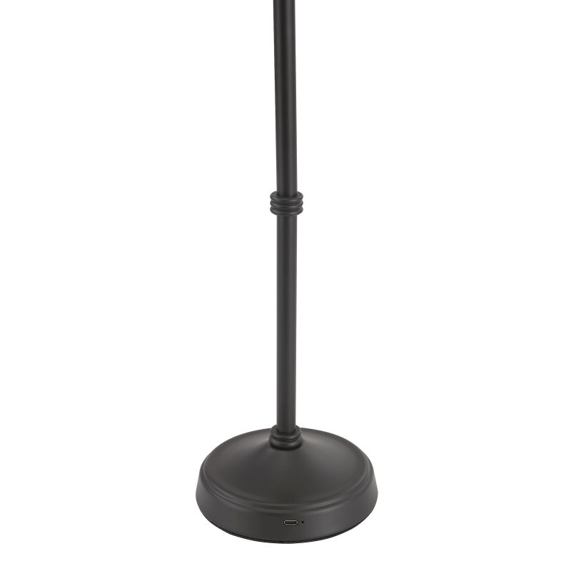 Dar-DAH4222 - Dahl - Base Only - Rechargeable Matt Black Table Lamp