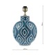 Dar-DAK4223 - Dakari - Base Only - Blue Hand Painted Table Lamp