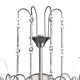 Crystal & Acrylic - Daniella - Polished Nickel & Chrome Rods 2 Light Wall Lamp Dar-DAN0938 - Daniella - Polished Nickel & Chrome Rods 2 Light Wall Lamp