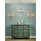 Crystal & Acrylic - Daniella - Polished Nickel & Chrome Rods 2 Light Wall Lamp Dar-DAN0938 - Daniella - Polished Nickel & Chrome Rods 2 Light Wall Lamp