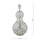 Dar-DAS4255 - Dascha - Base Only - Grey & White Art Glass Table Lamp