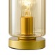 Dar_Vol3-DAY4235 - Daylin - Satin Gold Table Lamp with Ribbed Amber Glass