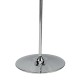 Dar-DEL4950 - Delta - Polished Chrome with Ivory Shade Floor Lamp