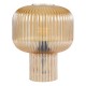 Dar-DEM4206 - Demarius - Amber Ribbed Glass Table Lamp