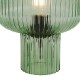 Dar-DEM4224 - Demarius - Green Ribbed Glass Table Lamp