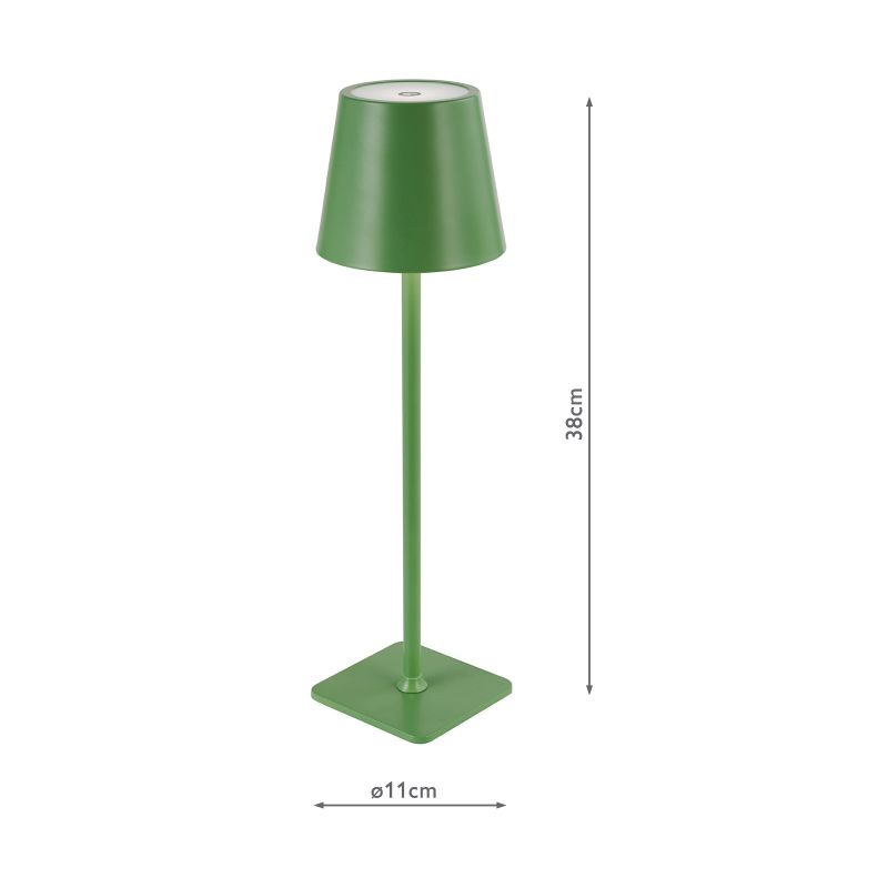 Dar_Vol3-DER4224 - Derrick - Rechargeable Outdoor CCT Table Lamp IP54