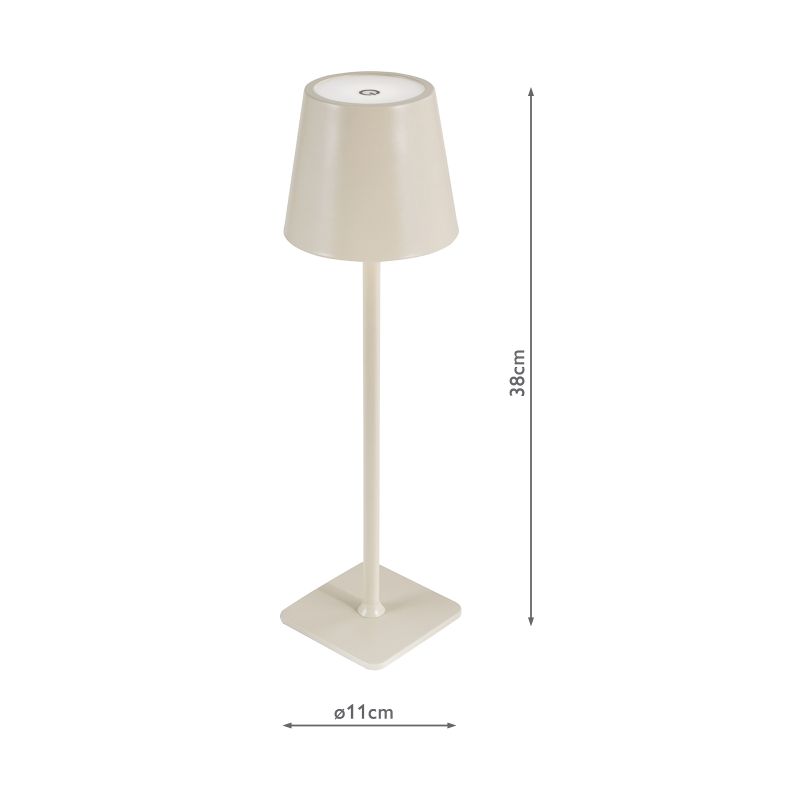 Dar_Vol3-DER4239 - Derrick - Rechargeable Outdoor CCT Table Lamp IP54