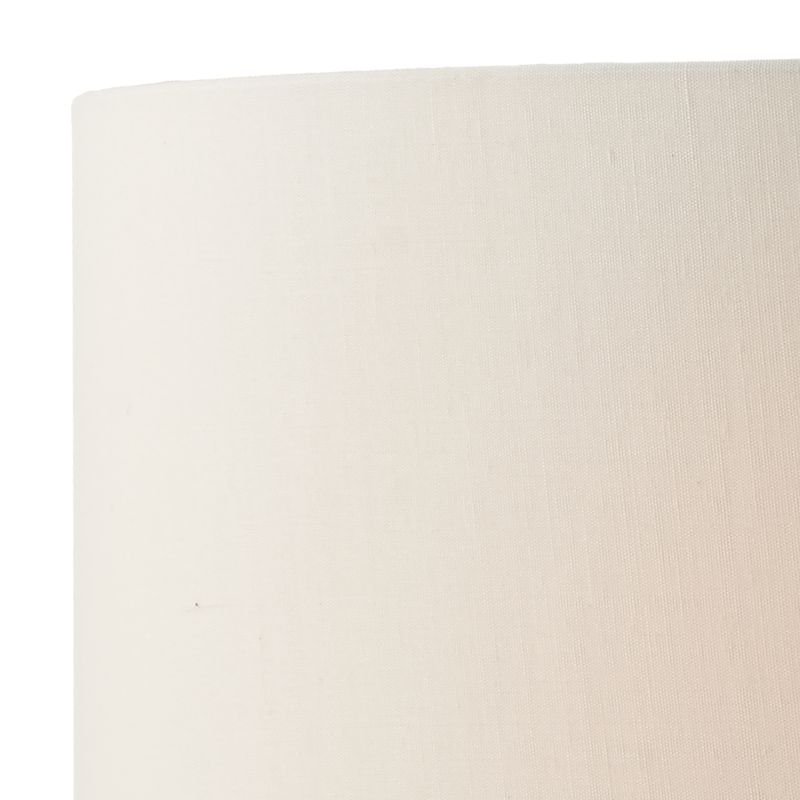 Table & Floor Lamp - Donovan - Polished Chrome with Cream Shade Table Lamp Dar-DON4250 - Donovan - Polished Chrome with Cream Shade Table Lamp