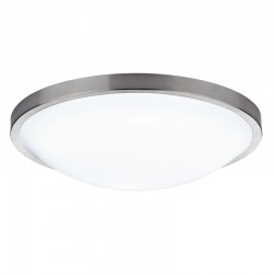 Dover - Satin Chrome Ceiling Lamp with White Acrylic Dover - Satin Chrome Ceiling Lamp with White Acrylic