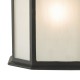 Dar-DUL2122 - Dulbecco - Outdoor Black Lantern Wall Lamp