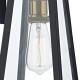 Dar-DUV1522 - Duval - Outdoor Black Lantern Wall Lamp
