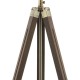 Dar-EAS4947 - Easel - Base Only - Antique Brass & Dark Wooden Tripod Floor Lamp