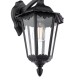Dar_Vol3-EDD1522 - Eddard - Traditional Matt Black Wall Lamp with Clear Glass IP44