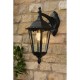 Dar_Vol3-EDD1522 - Eddard - Traditional Matt Black Wall Lamp with Clear Glass IP44