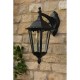 Dar_Vol3-EDD1522 - Eddard - Traditional Matt Black Wall Lamp with Clear Glass IP44