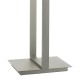 Table & Floor Lamp - Eduardo - Ivory Shade with Antique Nickel Table Lamp Dar-EDU4246 - Eduardo - Ivory Shade with Antique Nickel Table Lamp
