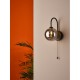Wisebuys-EIS0722 - Eissa - Smoky Glass & Black Wall Lamp