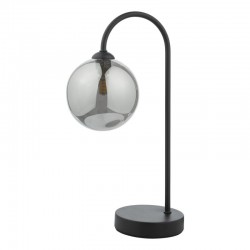 Eissa - Black Touch Table Lamp with Smoked Glass Eissa - Black Touch Table Lamp with Smoked Glass