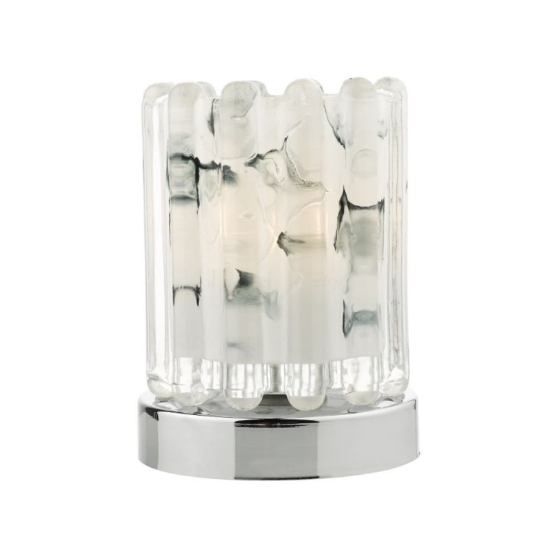 Dar_Vol3-ELF4150 - Elf - Marble Glass & Chrome Touch Table Lamp