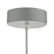 Dar-ENO0139 - Enoch - LED Matt Grey & Stainless Steel Pendant