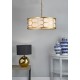 Dar-EPS0412 - Epstein - Ivory & Gold with Diffuser 4 Light Pendant