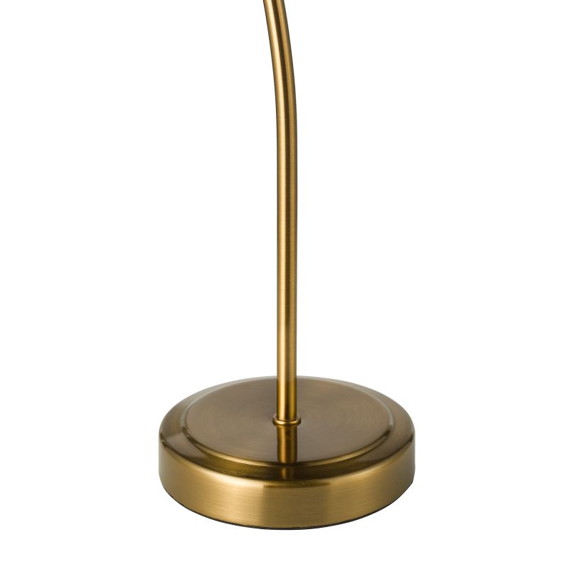 Dar-ERI4263 - Erika - Warm Bronze Table Lamp with Amber Glass