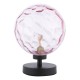 Dar-ESB4122-13 - Esben - Dimple Pink Glass & Black Touch Table Lamp